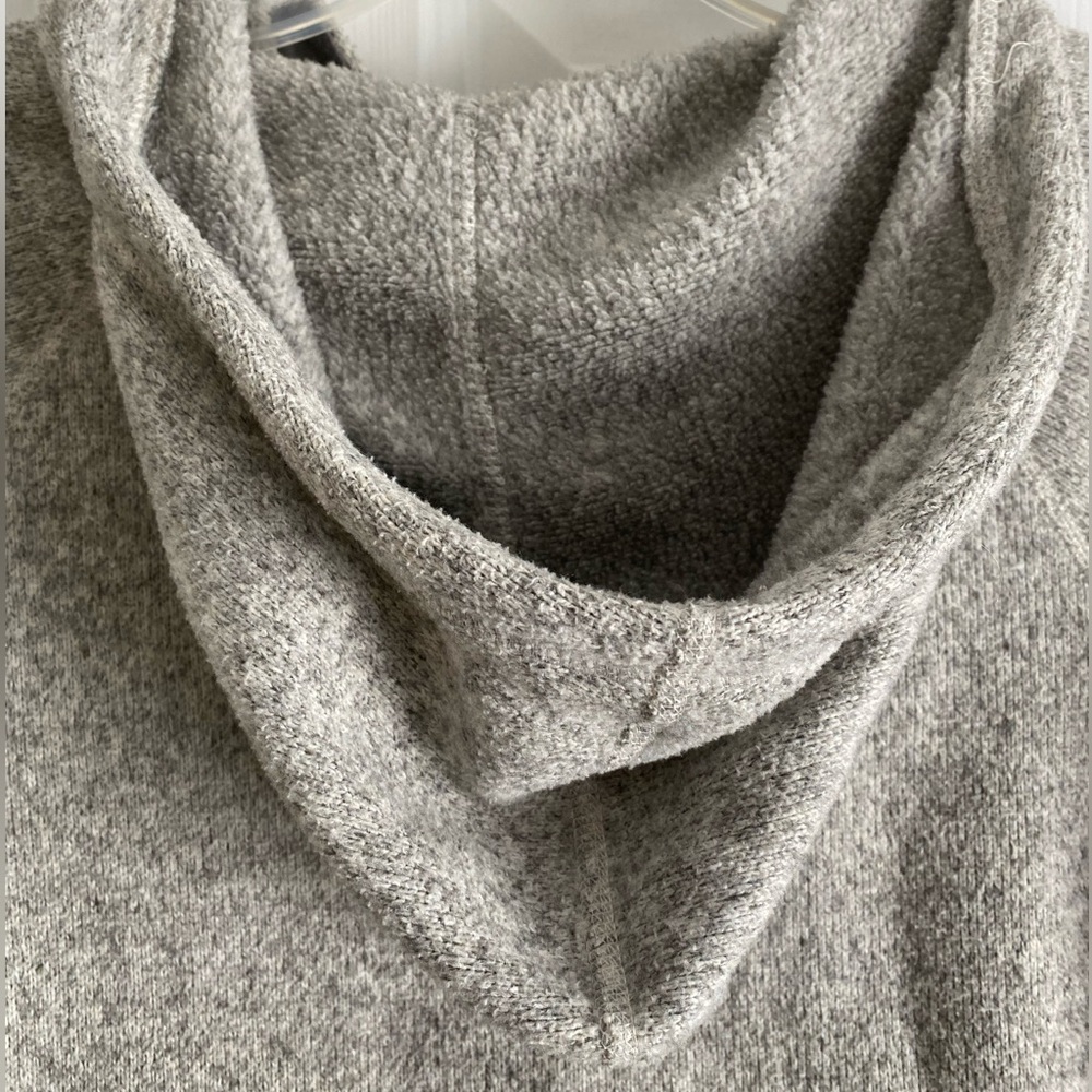 The North Face quarter-zip hoodie sweatshirt size small grey color - Picture 5 of 7
